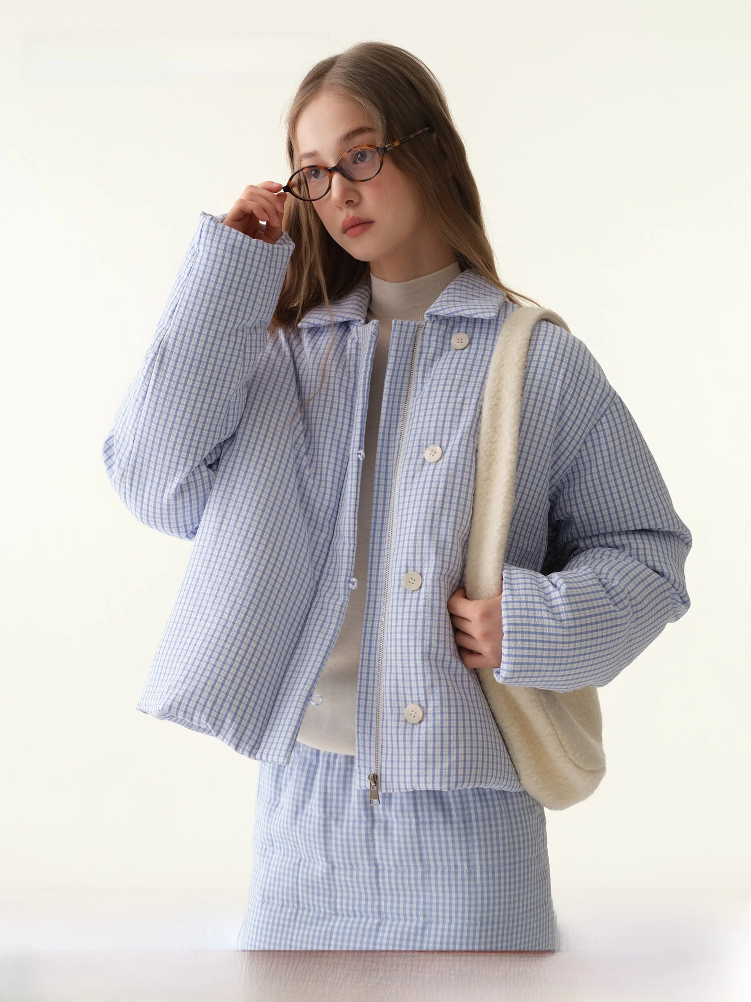 

Babymoon 90% White Du down Thiened ort Puffer Jaet Winter New Sle Women's Coat with Cotton f Skirt Casual Loose Fit