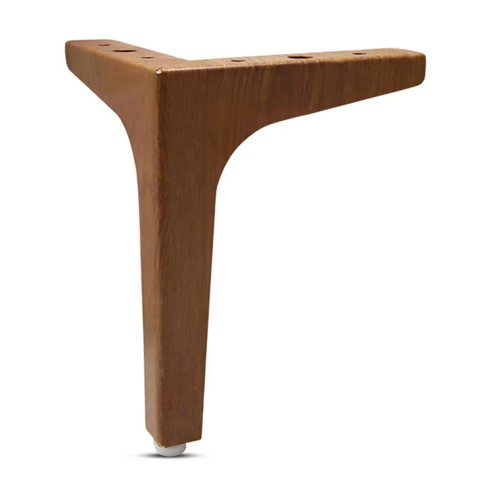 أرجل الأثاث المعدنية البديلة لأرجل الخزانة المقاومة للاهتراء ومضادة للخدش على شكل مثلث منضدة صندوق تخزين الساق #1