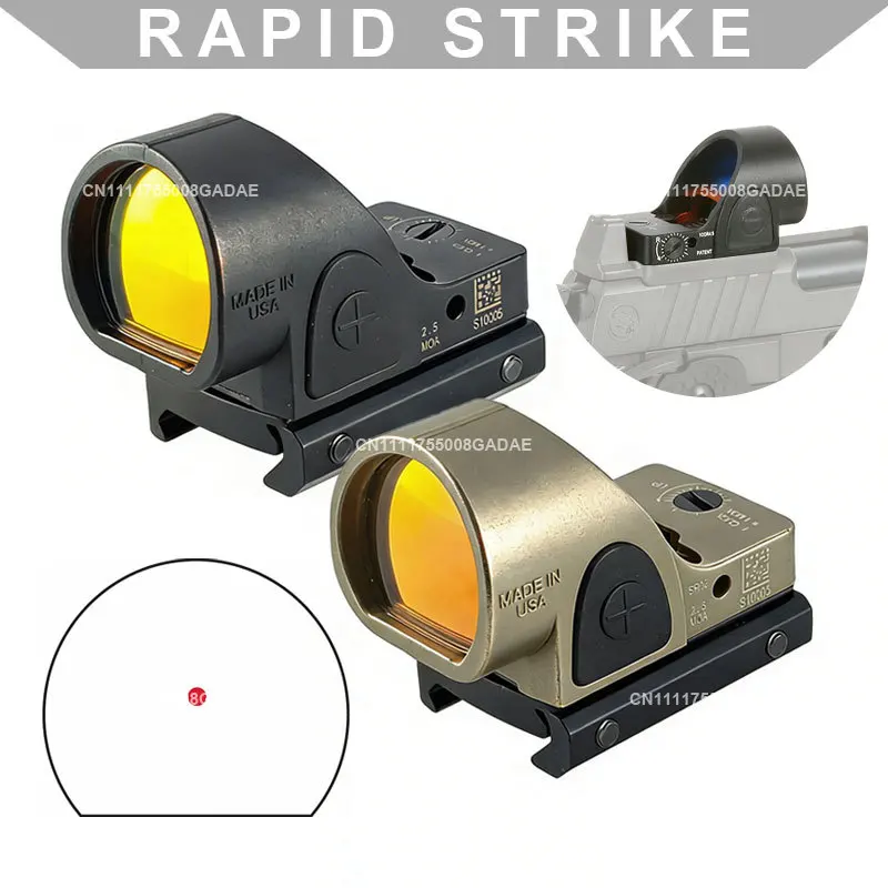 

High-quality Triji SR Red Dot Sight G17/18 Pistol Handgun Reflex Mini Optic Sight Scope Hunting Airsoft Rifle 20mm Rail Mount