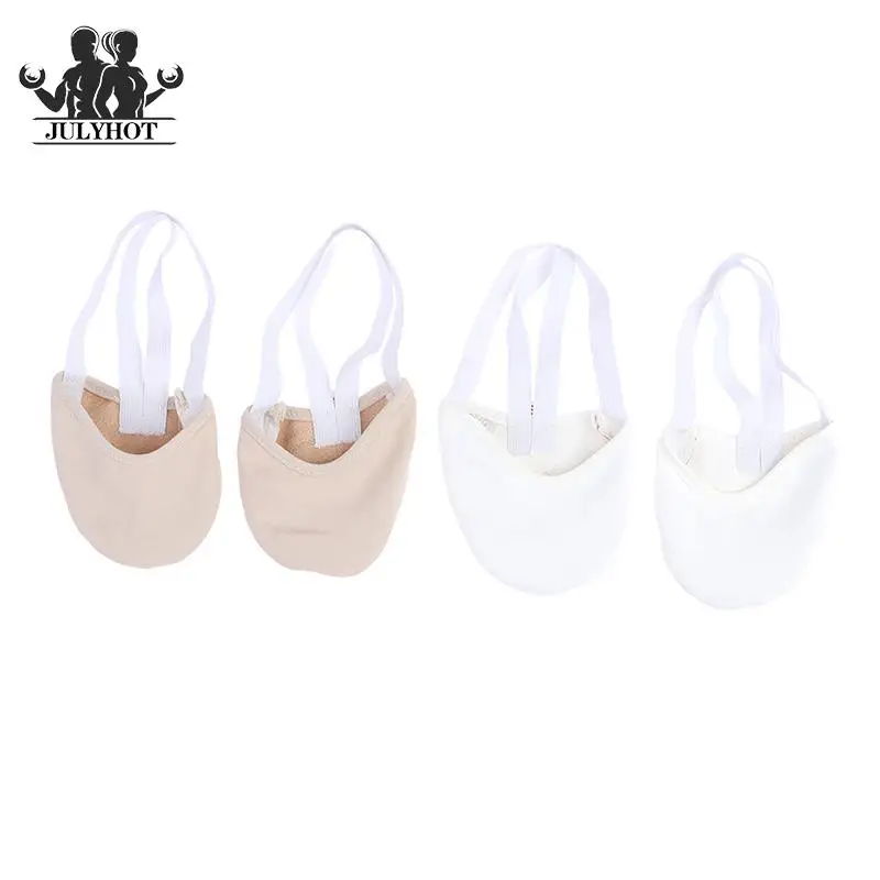 1Pair Rhythmic Gymnastics Shoes Half Length Soft Socks Children Adult Ballet Dance Elastic Shoes Art Gym Accessories