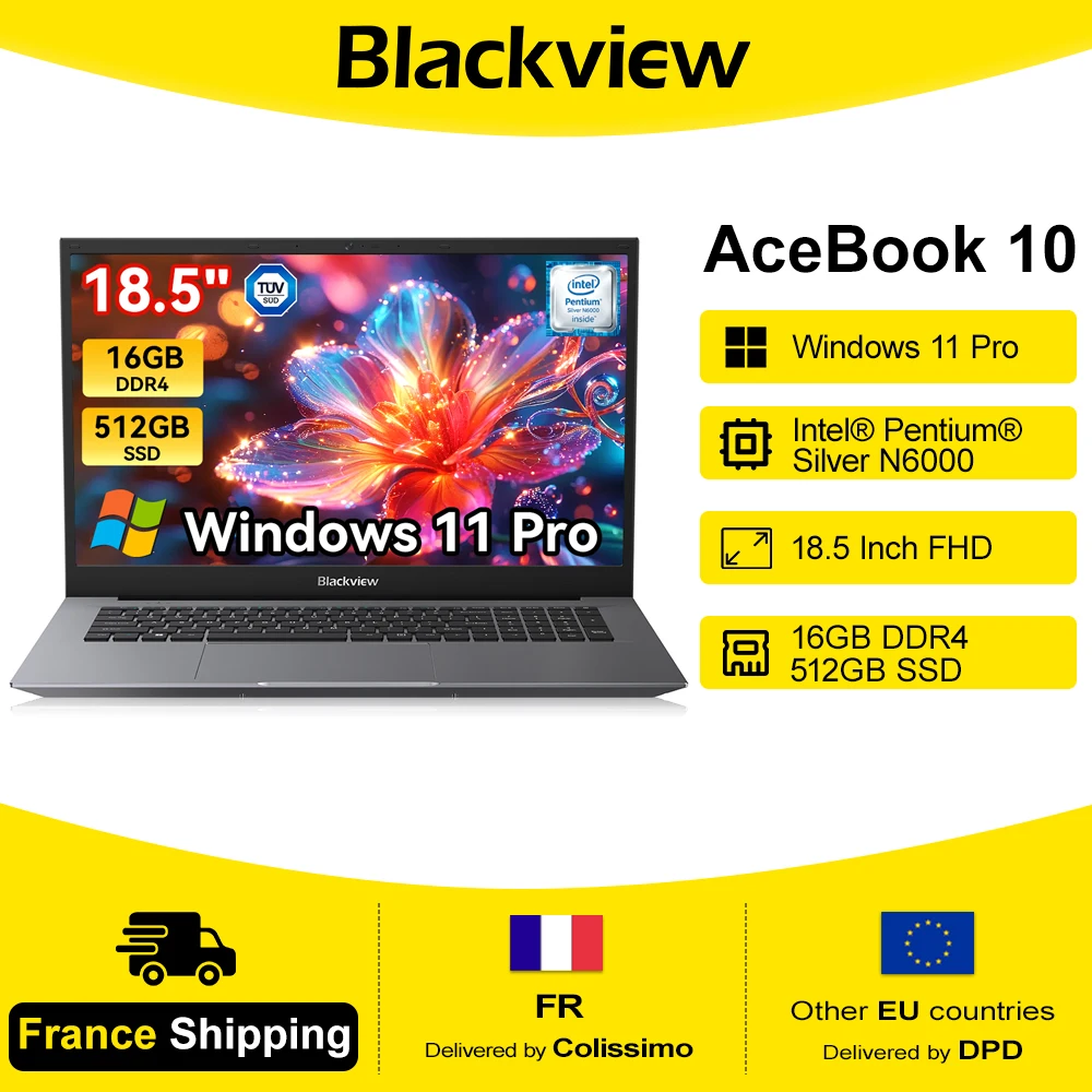 Portátil Blackview AceBook 10 16GB 512GB SSD