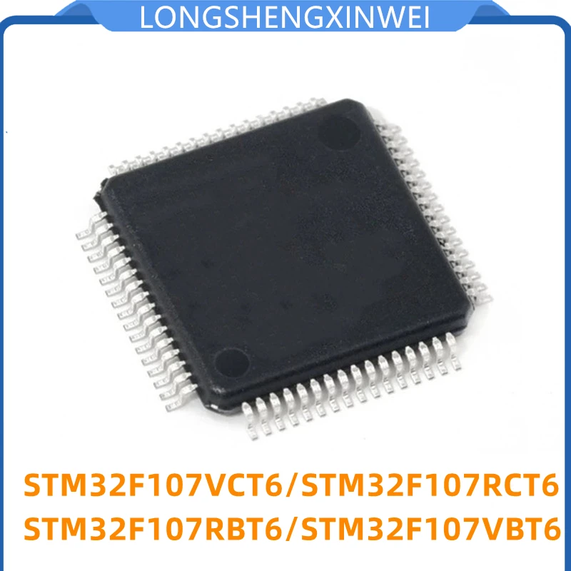 1PCS STM32F107VCT6 STM32F107 VBT6 RCT6 RBT6 NEW MCU Microcontroller Original