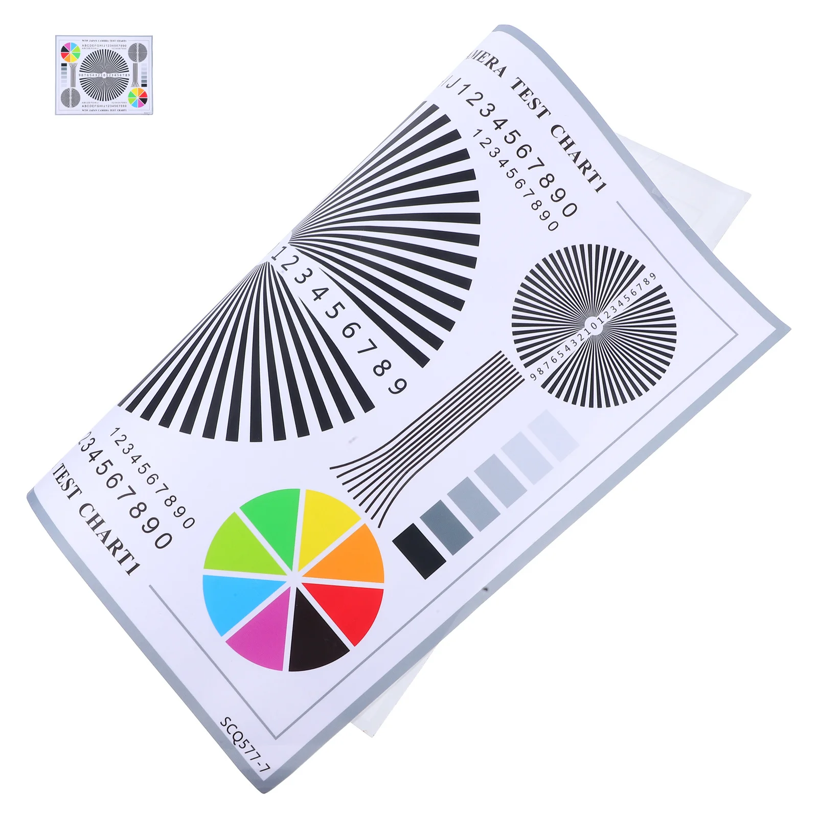 

Cctv Installation Test Tool Lens Focus Calibration Chart Circle of Color Mixing Optimal Image Clarity Sharpness