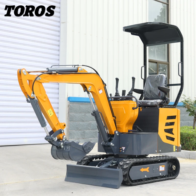 Side Swing Function 1 TON Mini Excavator With EURO V Emission Engine Machinery