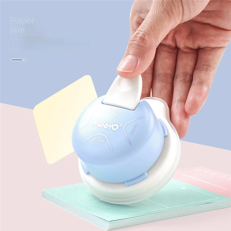 KW-TRIO 4 Way Corner Rounder Punch, 4Mm, 7Mm, 10Mm 4 In 1 Corner Cutter For Card Making, Laminate, Cardstock