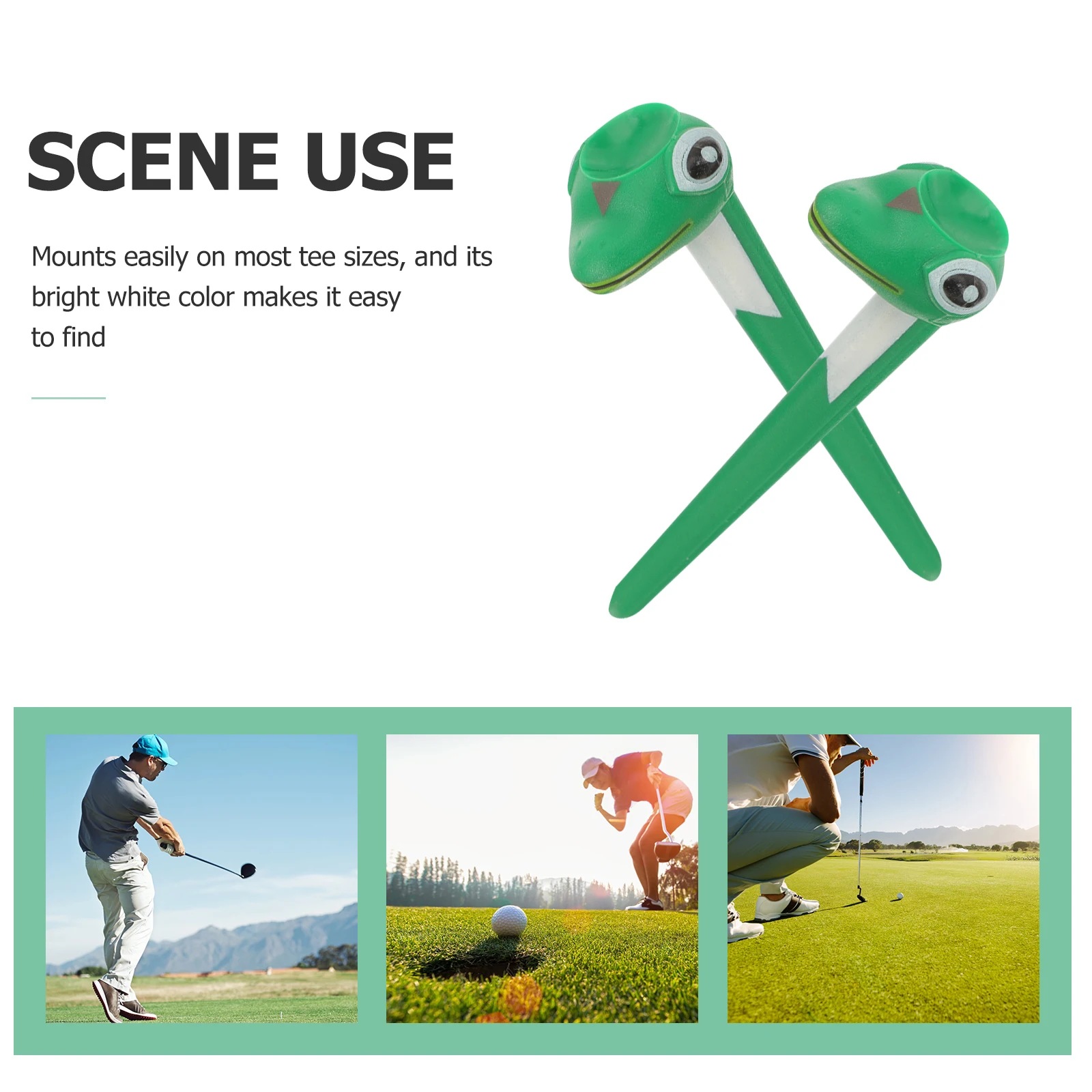 

6pcs Ball Holders Professional Wear-Resist Golf Practice Tees For Driving Range Golf Driving Range Golfs Tees Supplies