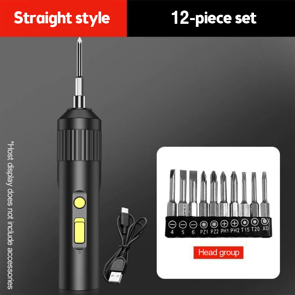 Multi-function Cordless Automatic Screwdriver Bits Rechargeable Home Drill Power Tool Portable Mini Electric Screwdriver Set