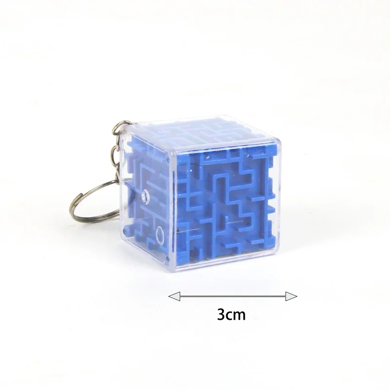 Transparent Puzzle Speed Cube Rolling Ball 3D Maze Magic Cubes Six-sided Magical Maze Toys for Children Stress Reliever Toys