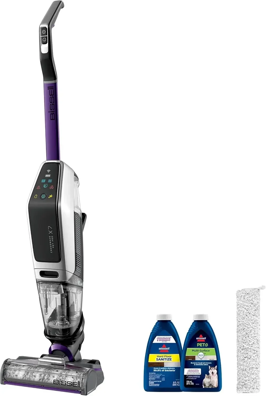 BISSELL CrossWave X7 Cordless Pet Pro Multi-Surface Wet Dry Vacuum with WiFi Connectivity, 3279