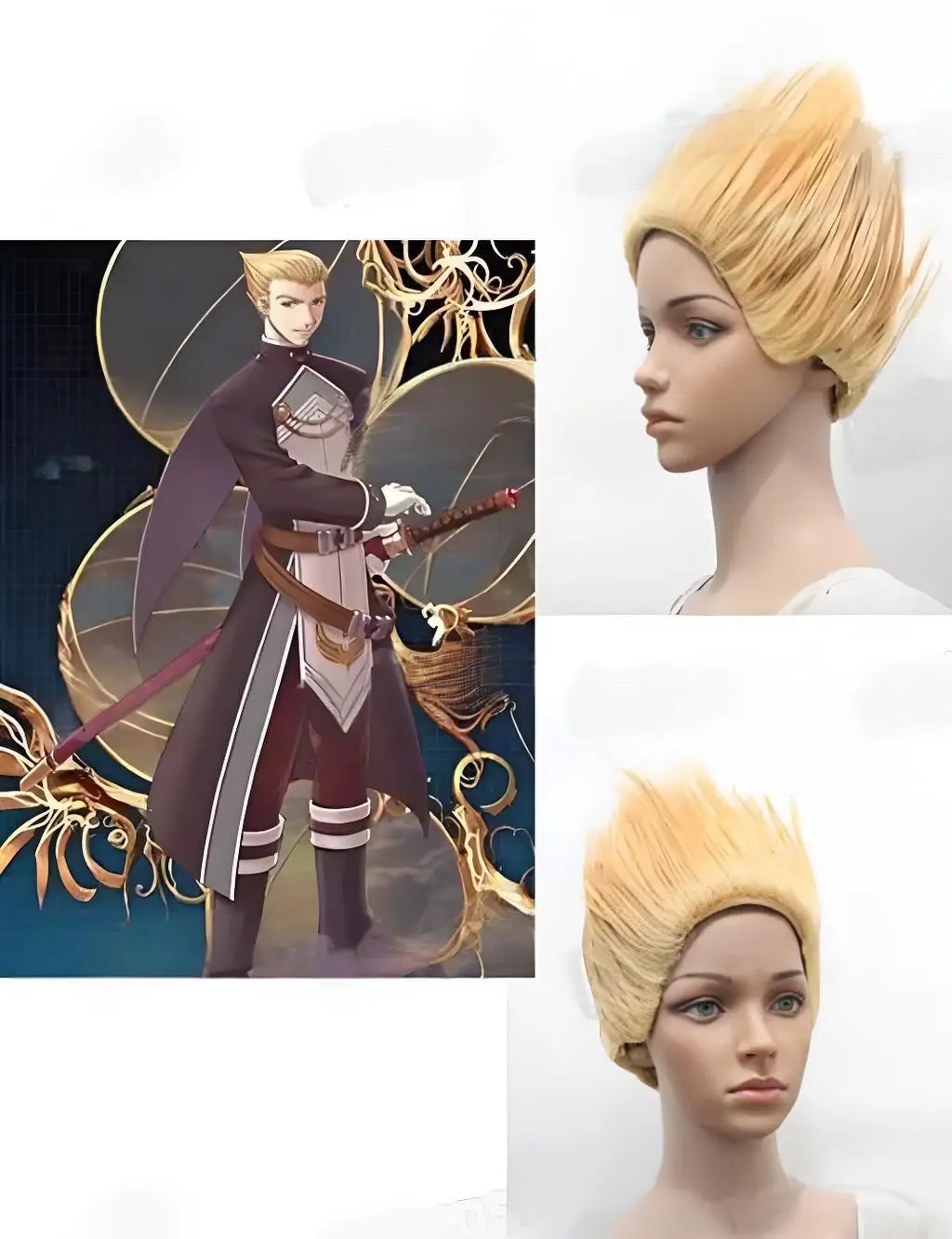 

Hatsune Miku Reincarnated Apple Cosplay Wig Custom Styled Long Anime Wig