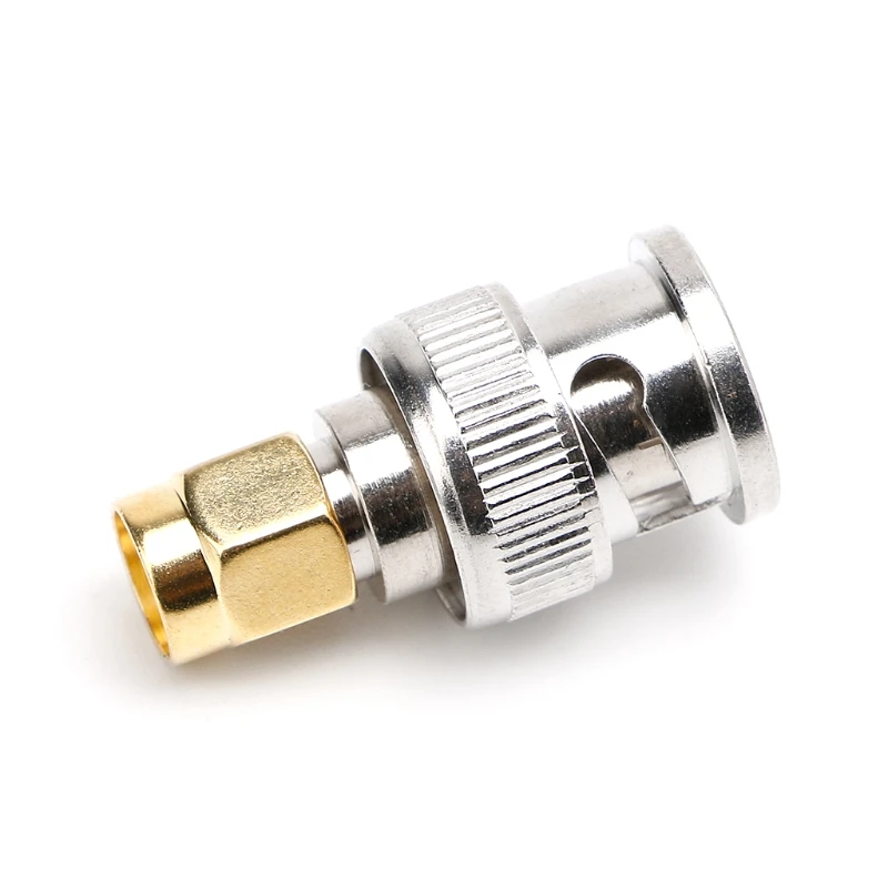 SMA-BNC-JJ RF Coaxial Coax Adapter SMA Male to BNC Male Plug Straight