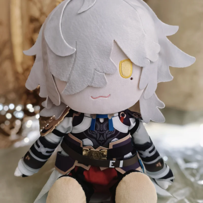 Oryginalny Bandai Namco POTEPOTTE Honkai: StarRail JingYuan Ren Gadżet z Gry Postać w Stanie Siedzącym Pluszowa Lalka