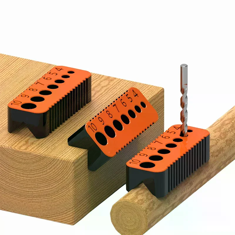 

Suitable For 4mm To 10mm Drill Bits Drill Bit Guide Can Be Reused As A Woodworking Metric Precision Drilling Tool