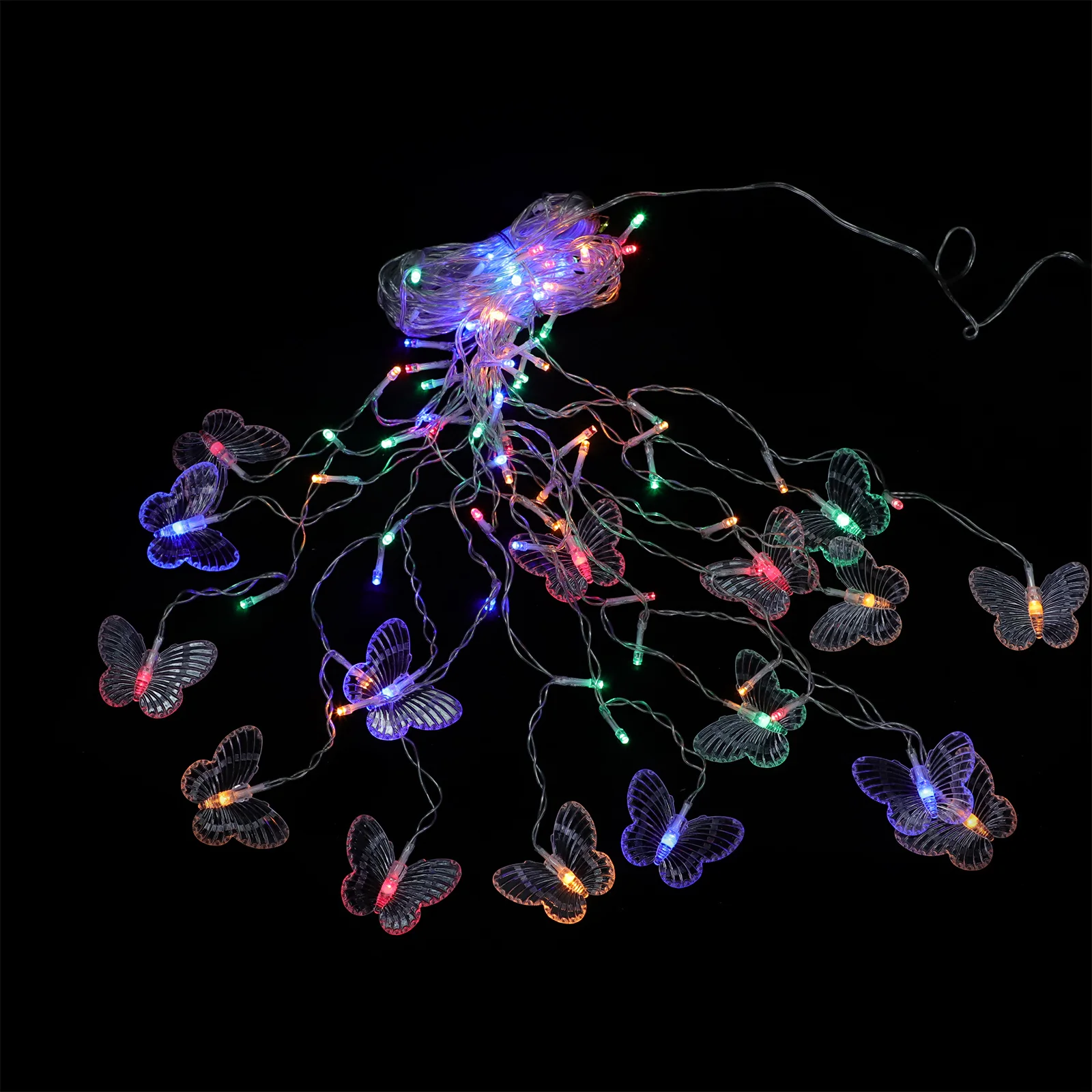 1pc Butterfly Ice String Light Premium Plastic Durable Usb Charging High Brightness Lamp For Home Party Wedding Decor Xmas