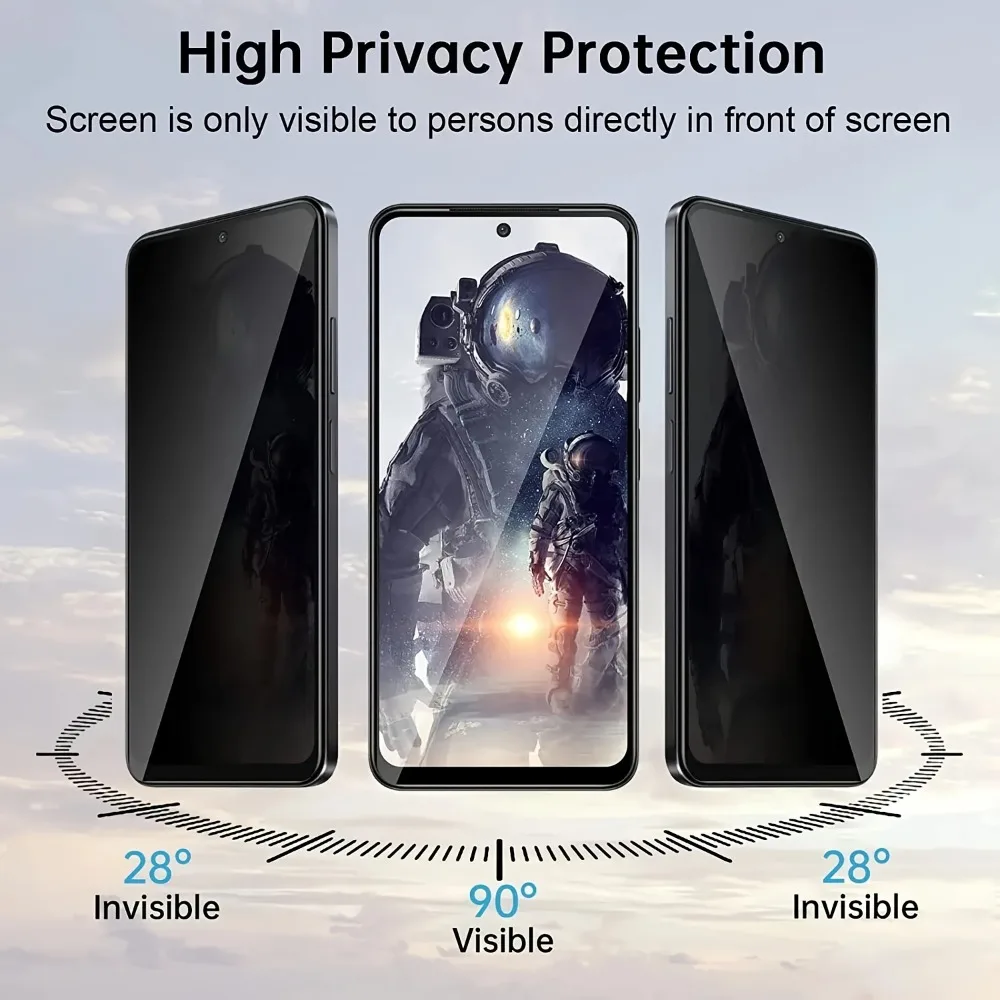 3Pcs Anti-Peeping Screen Protector ป้องกันสําหรับ Galaxy A04 A05 A14 A15 A25 A34 A35 A54 a55 a13 a23 a33 a53 a52 แก้ว