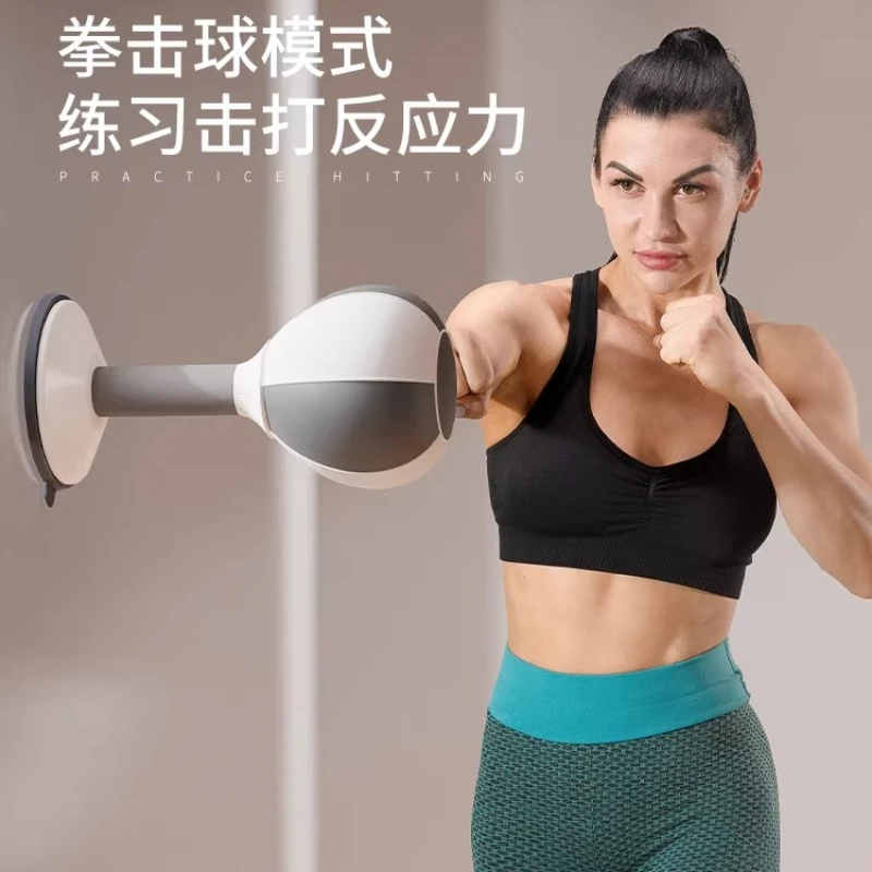 Freestanding Punching Ball with Reaction Training System - Adjustable Height Boxing Equipment for Home Gym, Reflex Speed