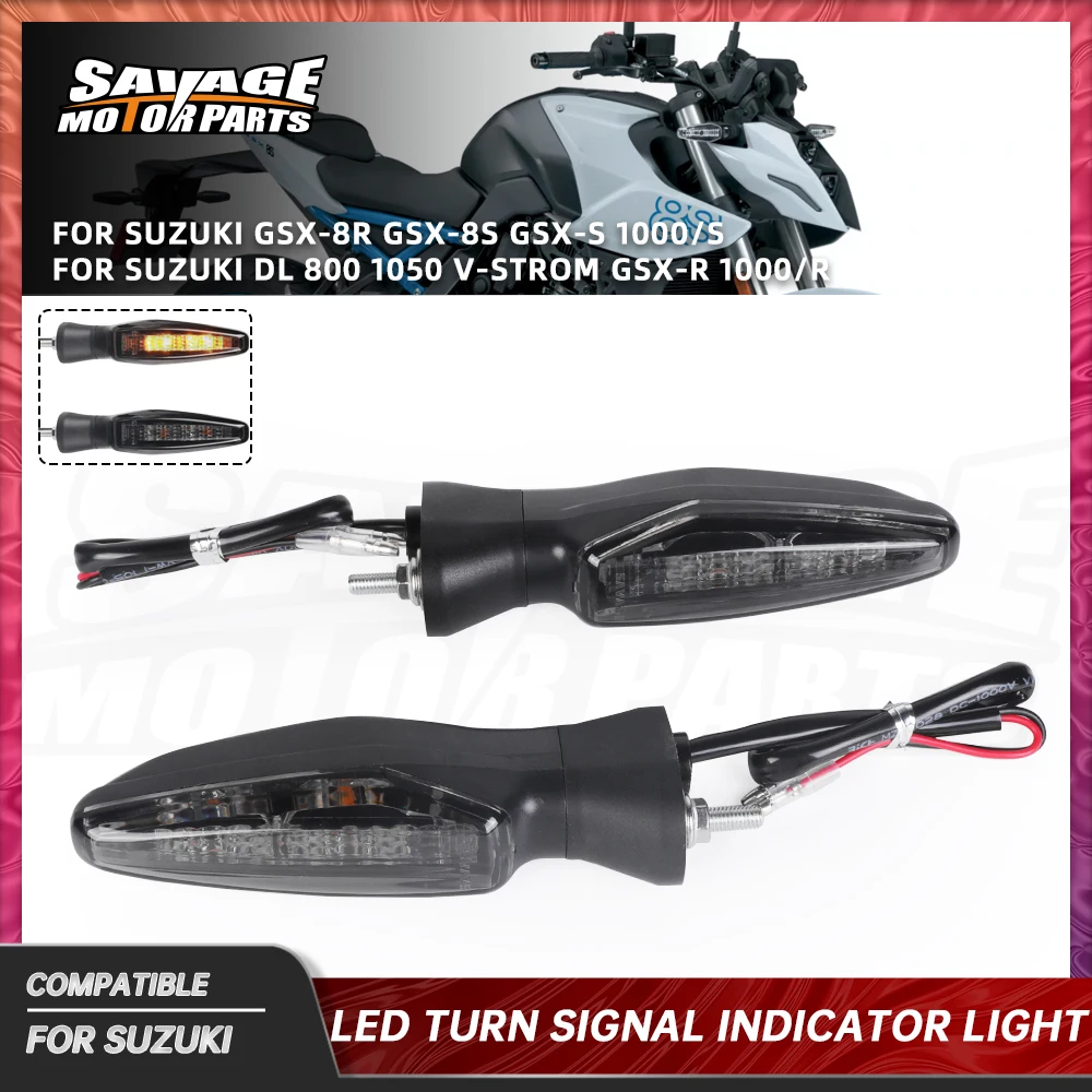 2025 For Suzuki GSX-8R GSX8S Motorcycle LED Flasher Turn Signal Katana 1000 DL 800 1050 GSX-R 1000 R Indicator Light Lamp