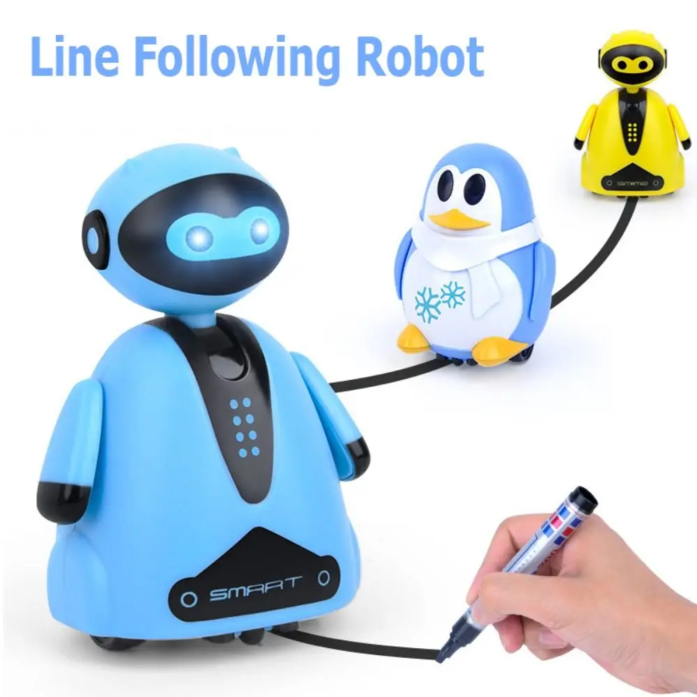 

Light Sensing Technology Line Following Robot Educational Inductive With Magic Pen DIY Diecast Vehicle Car Follower
