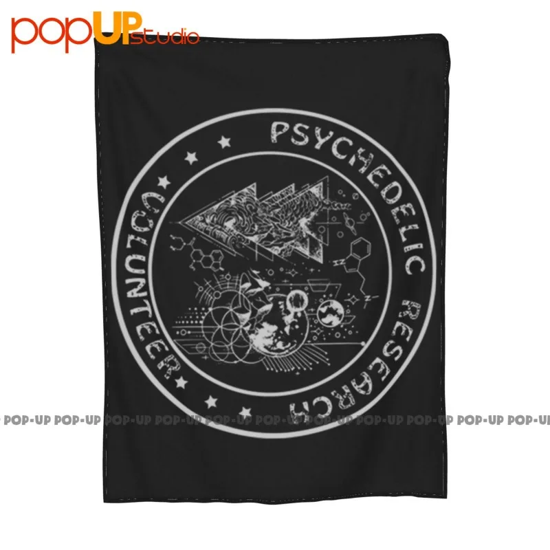 Psychedelic Research Volunteer Terence Mckenna Magic Mushroom Ultra-Soft Blanket Quilt Winter Sofa Cover Bed Covers