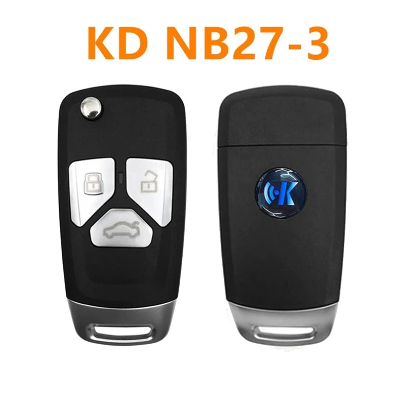 

KEYDIY NB27-3 KD Car Remote Key NB-Series 3 Button With Chips For Style For KD900/KD-X2 KD MINI/ URG200 Programmer