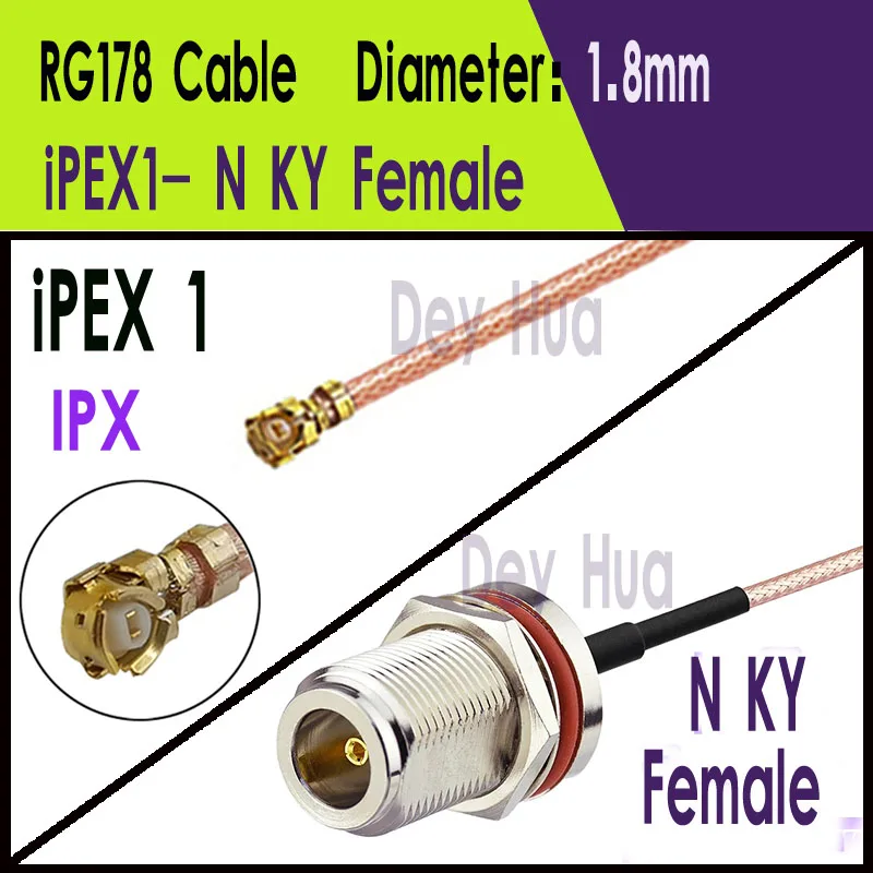 

Коаксиальный радиочастотный коаксиальный разъем IPEX1 IPEX4