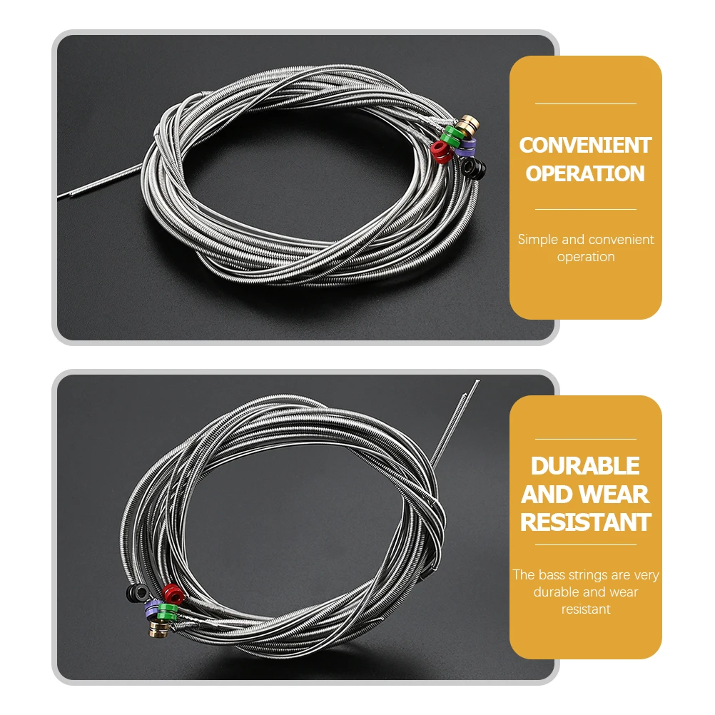 

Stainless Steel Bass String Musical Accessories 4-string Electric Instruments Strings for Classical Guitar Wrap Wire
