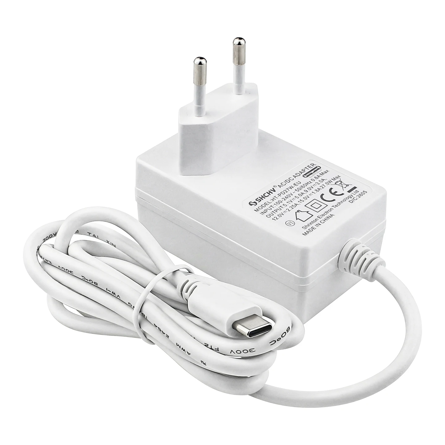 Raspberry Pi 5 5.1V 5A Power Supply PD 27W USB Type C GaN Charger EU US UK Plug Power Adapter for Raspberry Pi 5/4B RPI 5