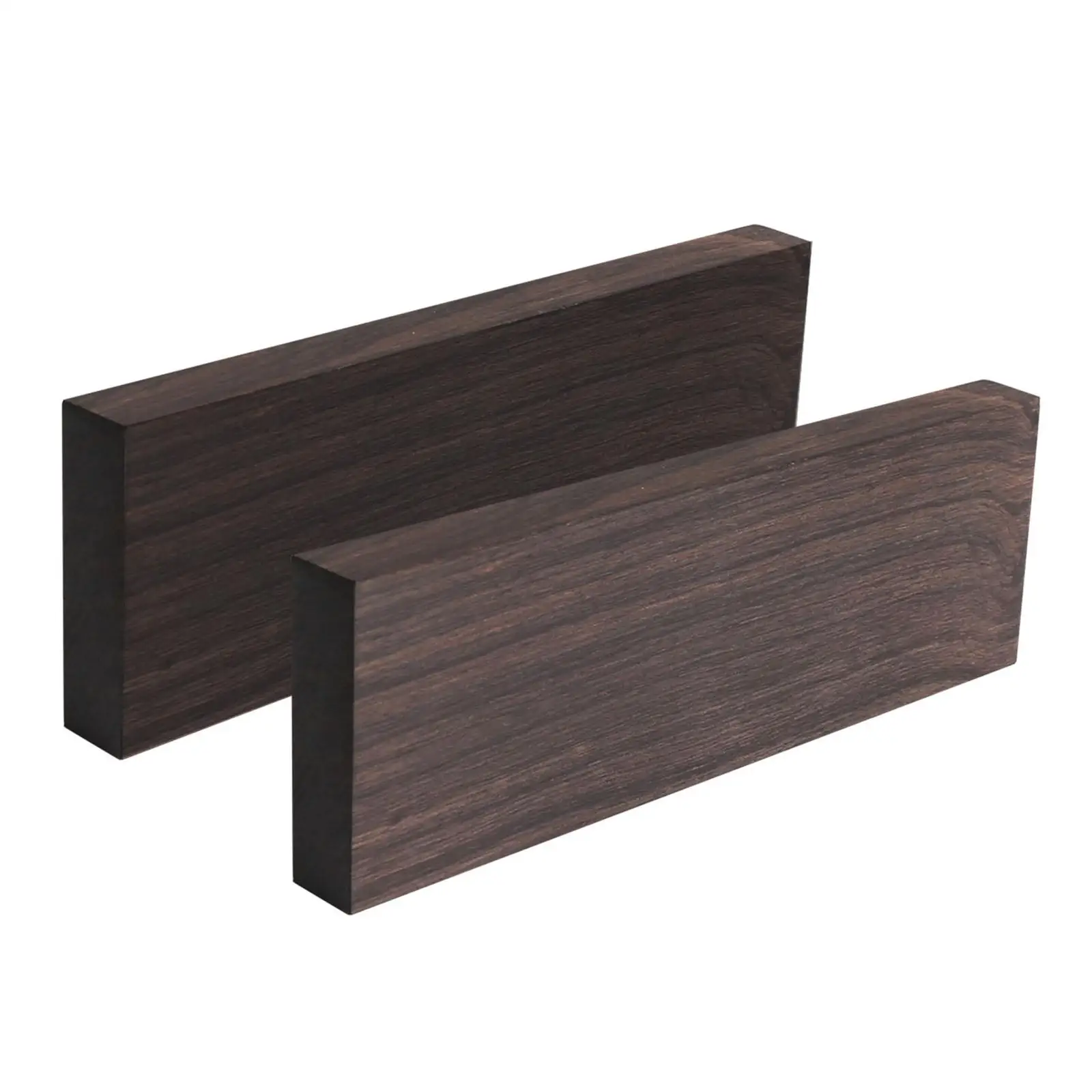 Placa de madera de ébano resistente a la decoloración para accesorios de guitarra DIY, púa en blanco para instrumentos musicales