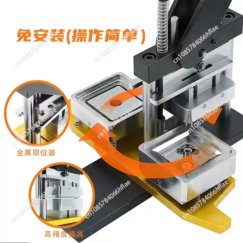 DIY Refrigerator Sticker Production Kit 50×50mm Square Badge Machine Chest Soft Suction Card Set 1 Piece