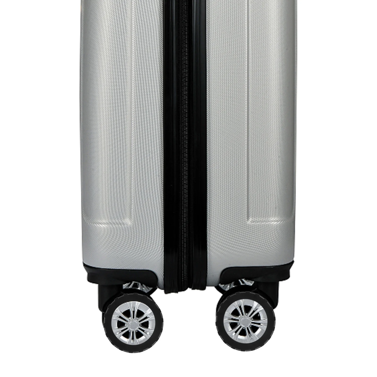 

8Pcs Universal Fit Silicone Suitcase Wheel Covers Anti-Slip Luggage Feet Protectors for Office Chair Wheels Caps