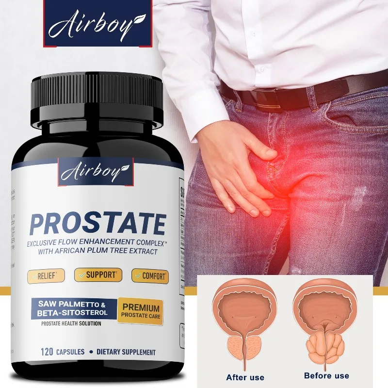 

Prostate Health Support Supplement - Improves Toilet Frequency and Urgency, Promotes Healthy Hair Growth