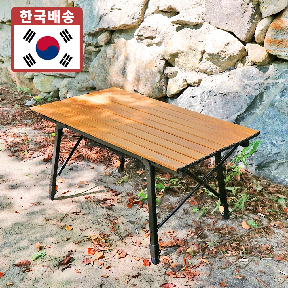 브리즈문 캠핑 롤 테이블 롤링유 높이조절 접이식 경량 식탁