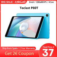 Teclast P80T tablet for kids, 8 inch, Android 11/12, 1280x800 IPS, 3GB RAM, 32GB ROM, Allwinner A133P, 4 cores, type C, 4000mah, BT 5.0