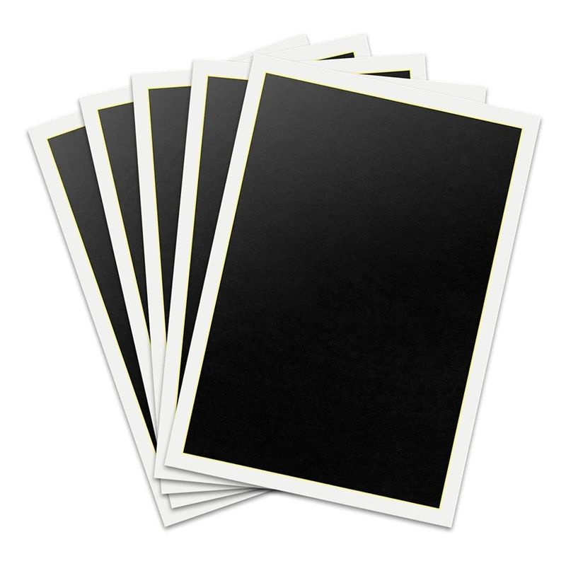 

15.35In X 10.63In Laser Engraving Marking Paper, 4 Sheets Black Laser Color Engraving Paper For Metal, Ceramics, Glass