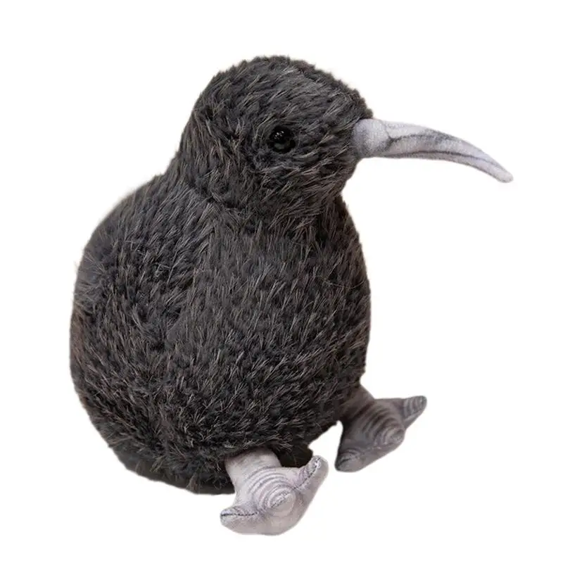 

Kiwi Bird Plush Toy Stuffed Animal Kiwi Toy Cute Furry Kiwi Plushie Doll Realistic Simulation Bird Toys for Kids Birders Boys