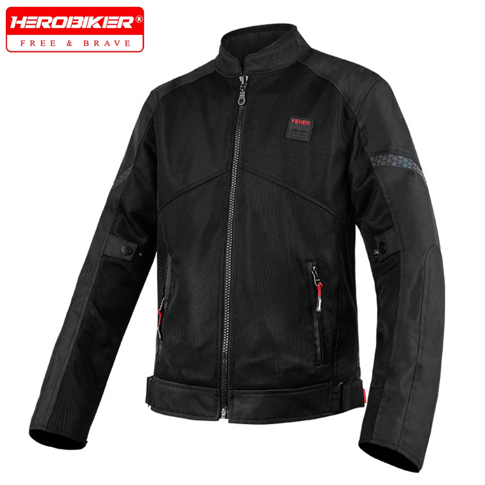 Breathable Mesh Motorcycle Jacket Summer Windproof Motorcycle Riding Jacket Anti Fall And Wear-resistant Motocross Equipment