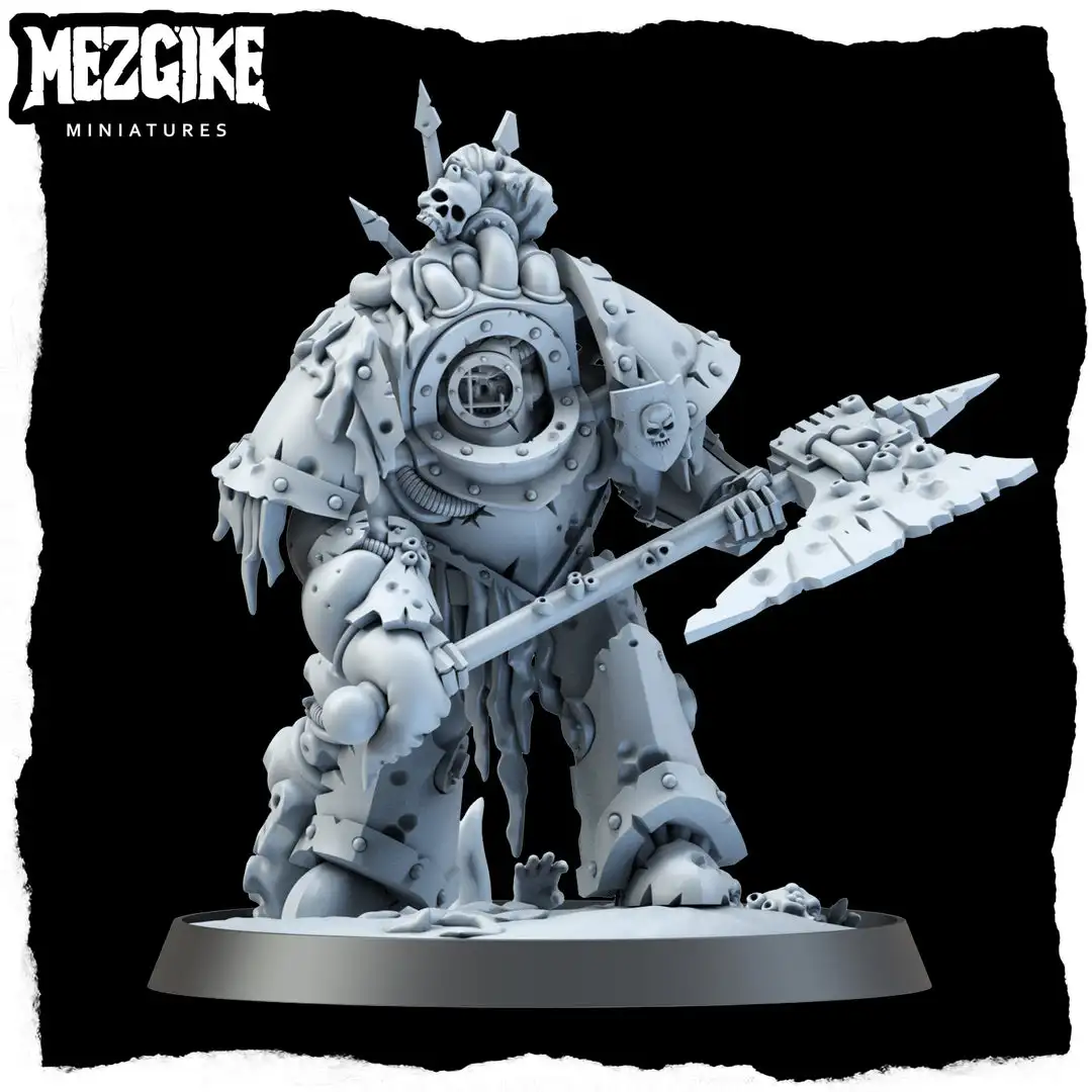 MEZGIKE Heavy Dredge Lord Modellbausatz aus Kunstharz, Wargame-Figur 28584 – Lord of the Dredge