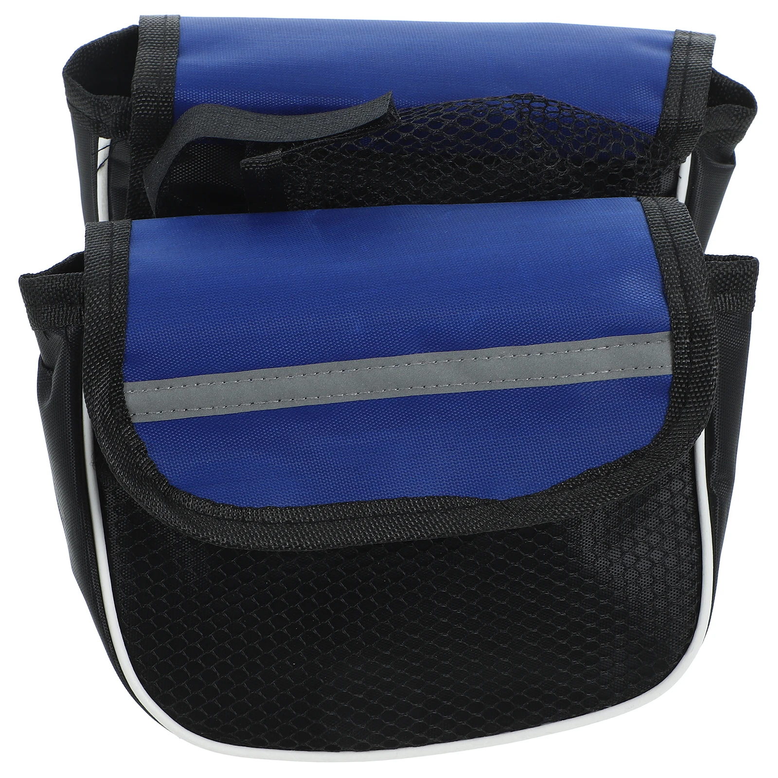 

Bike Handlebar Bag Reflective Stripes Durable Lightweight Road Bike Handlebar Bag Bicycle Bags Storage Solution