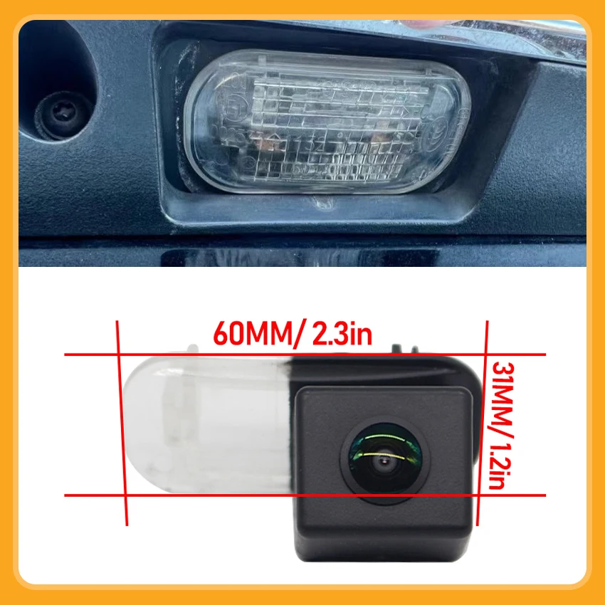 170° 1080P Full HD CCD Waterproof Car Rear View Camera For Mercedes Benz A B Class W169 W245 B200 Reverse Parking Accessories