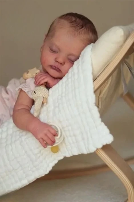 Zestaw DIY dla lalek Reborn Alessia, miękki w dotyku, NPK 20'', niedokończony, niepomalowany, świeży kolor, puste części.