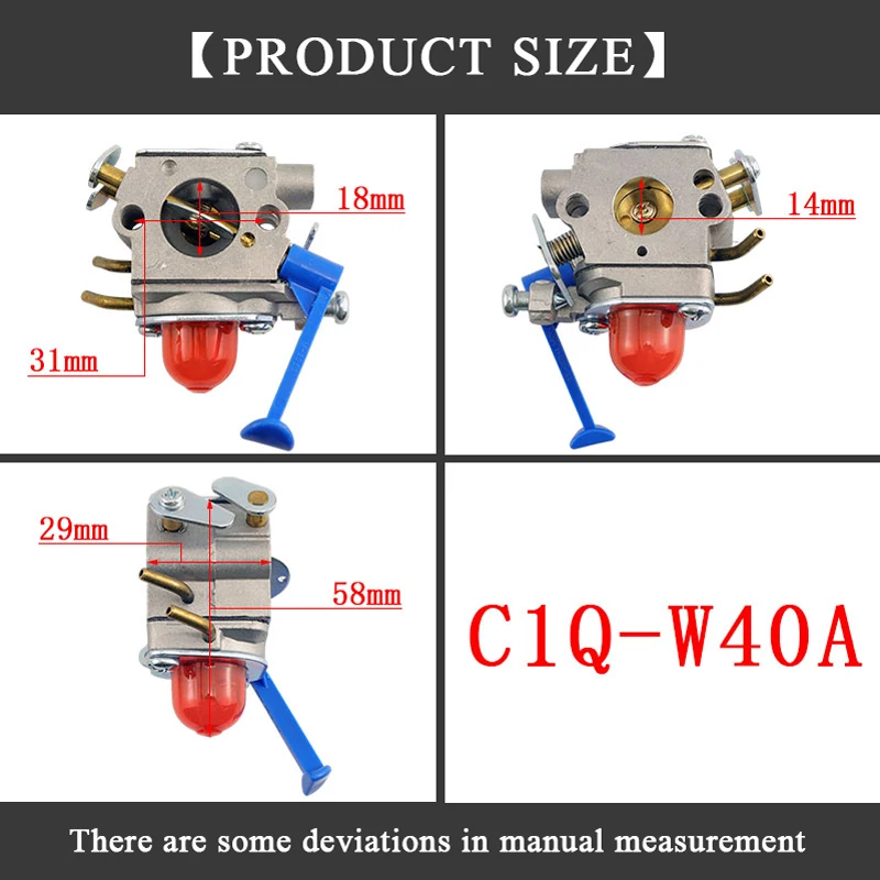 Carburettor for Husqvarna C1Q-W40A 128C 128L 128LD 128R 128R 128RJ