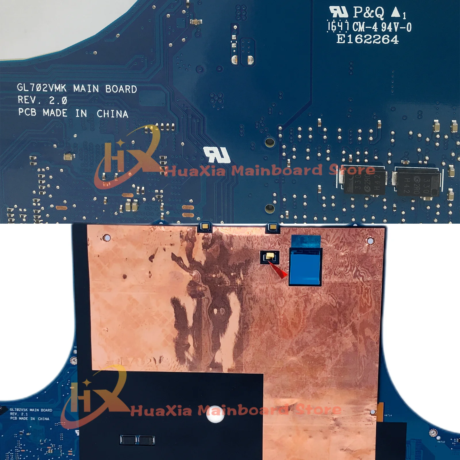 GL702VM Mainboard For ASUS S7VM S7VS GL702V GL702VMK GL702VS GL702VSK G702VM G702VS Laptop Motherboard i5 i7 6th/7th V3G/V6G/V8G