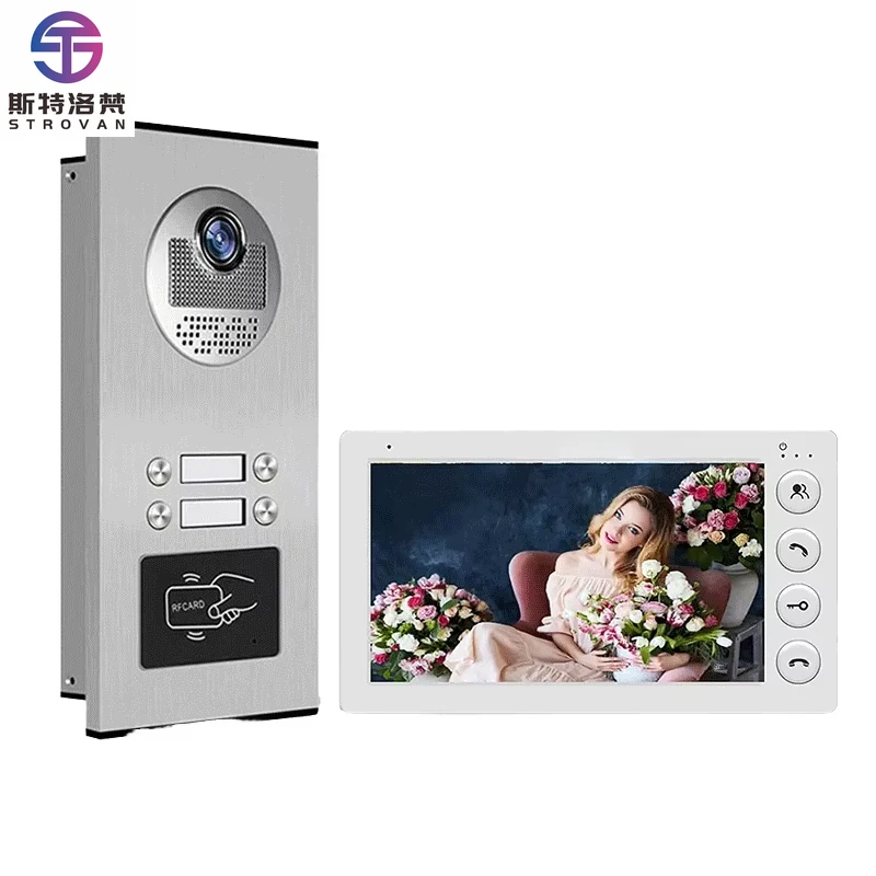 Real-Time Surveillance Video Intercom Smart Building Door Phones for Large Structures Apartments Real-Time
