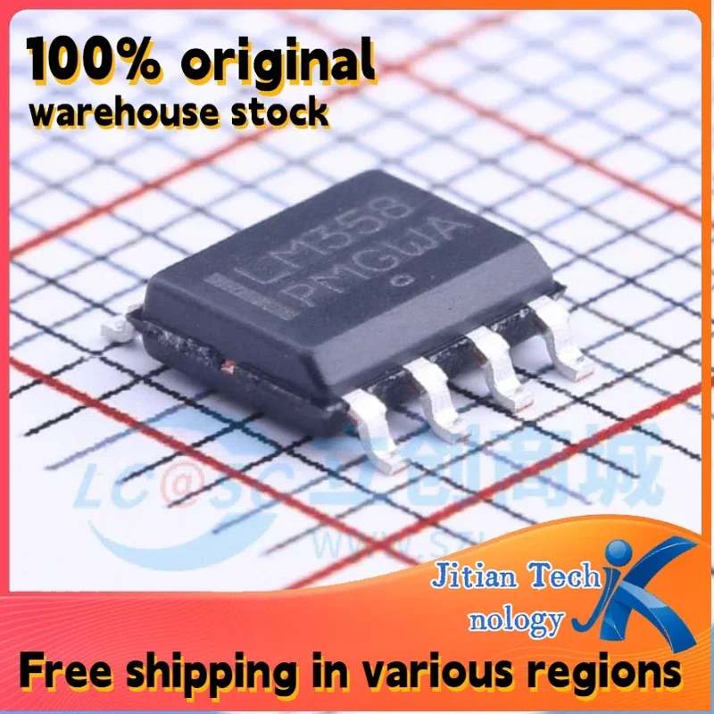 20PCS LM358ADR2G logo LM358 SOIC-8 100% original inventory High-Quality Electronic Component