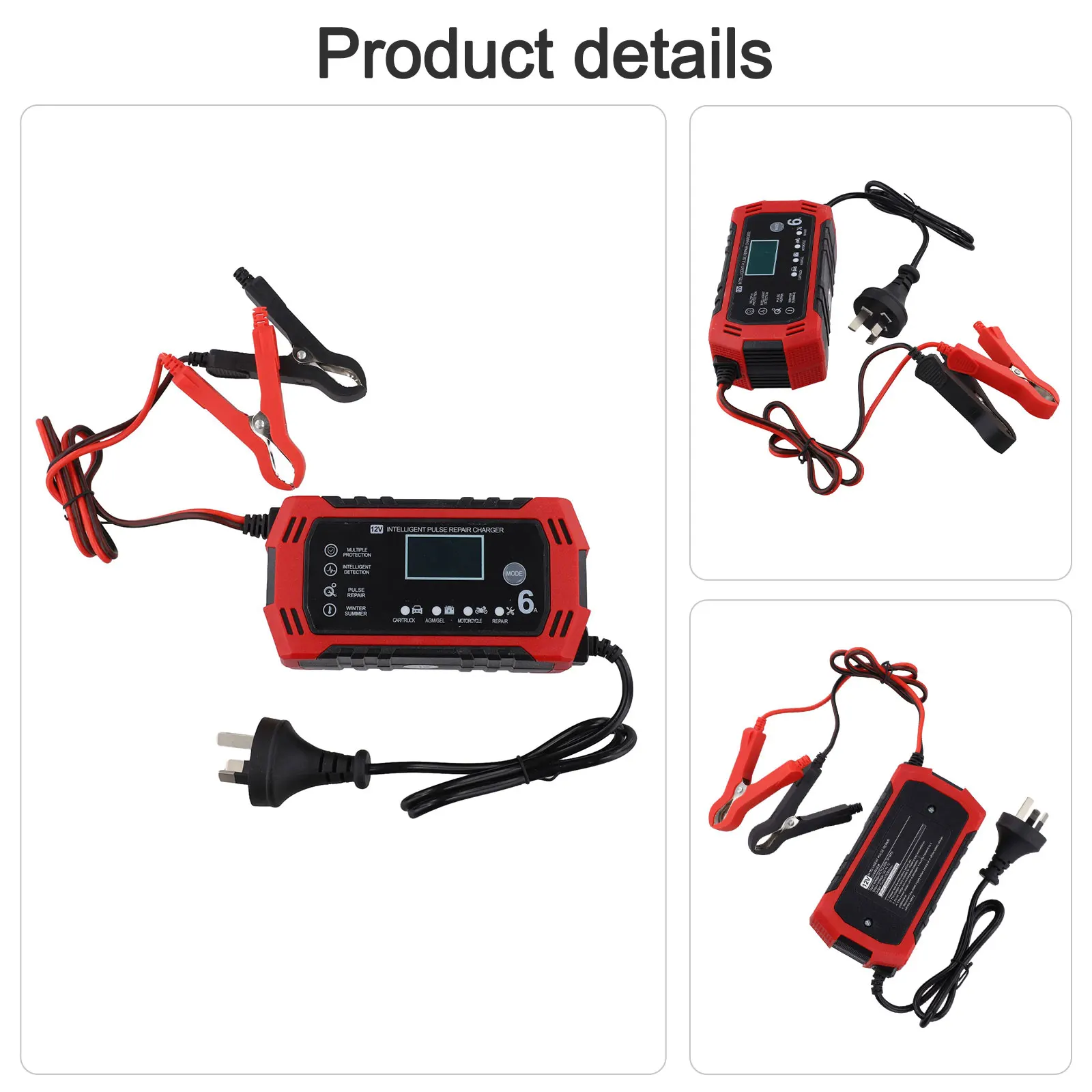 

Эффективная система зарядки автомобильных аккумуляторов, зарядное устройство для мотоциклов, универсальное зарядное устройство для аккумуляторов, зарядное устройство для автомобильных аккумуляторов, защита от короткого замыкания