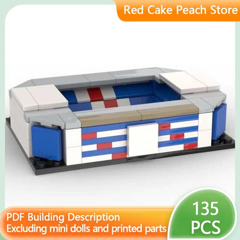 ชุดตัวต่อโมเดลอาคาร City Street View แบบ MOC สนามกีฬาเนเธอร์แลนด์ เทคโนโลยีแบบโมดูล ของเล่นประกอบสำหรับเด็ก ของขวัญวันหยุด