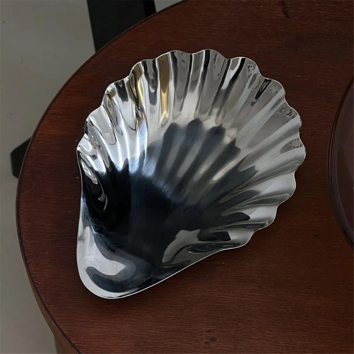 HHTL Shell Dish Cheese Plate Tableware Storage Jewelry Display Plate