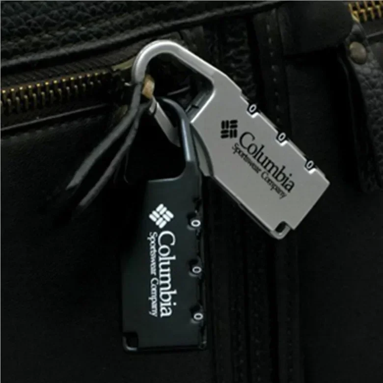 Zinc Alloy 3-digit Password Padlock Luggage Lock For Zipper Bag Backpack Handbag Drawer Cabinet Luggage Lock Security/Anti theft