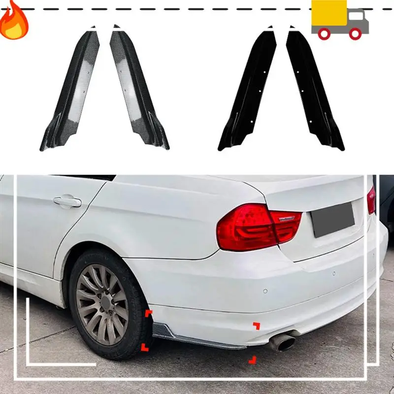

Discount-For BMW 3 Series E90 2005-2012 Rear Bumper Lip Angle Diffuser Splitter Spoiler Protector