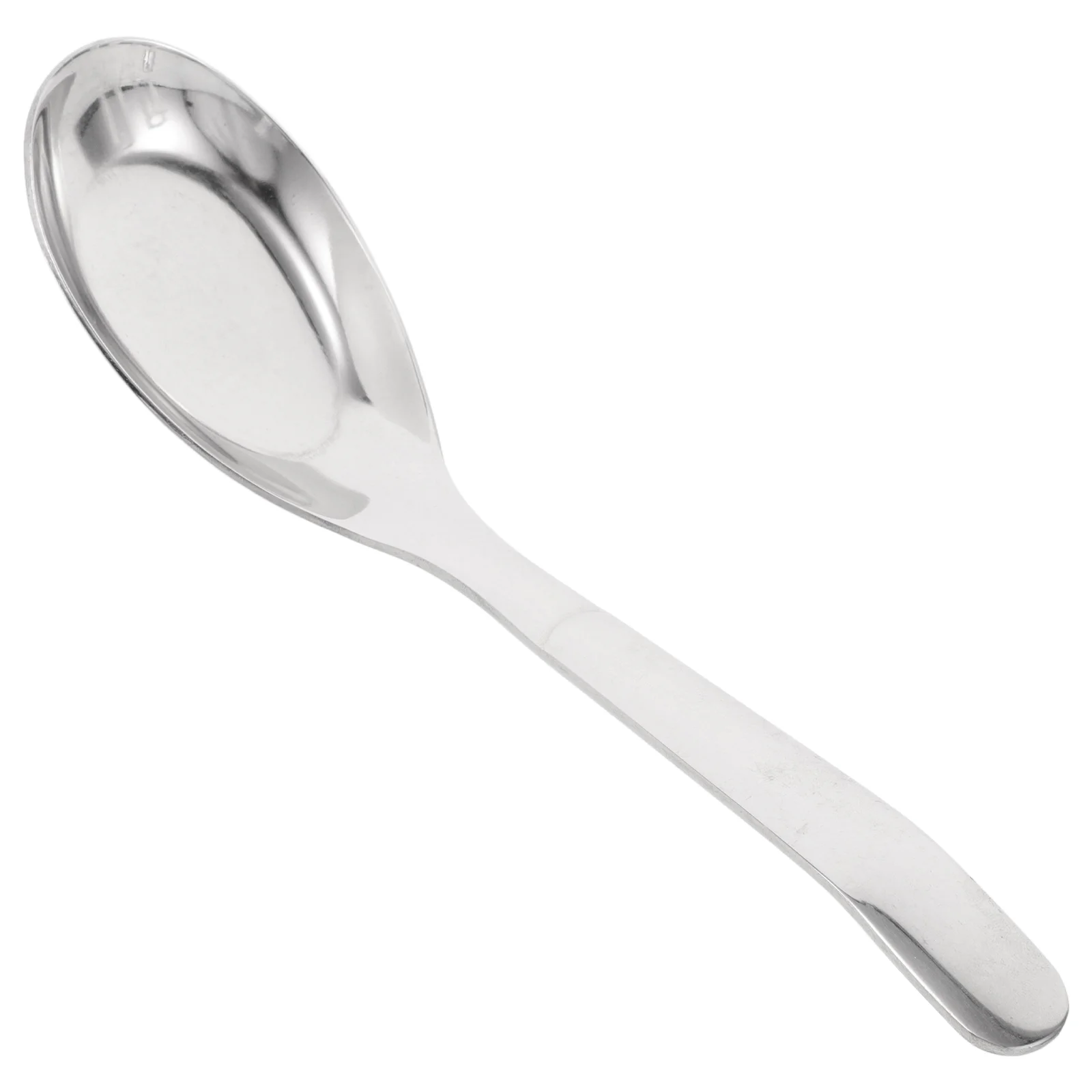 

Soup Spoons Stainless Steel Spoons Flat Bottom Silverware Dessert Spoon 53 Inch Metal Dinner Spoons Mirror Polished Tablespoon